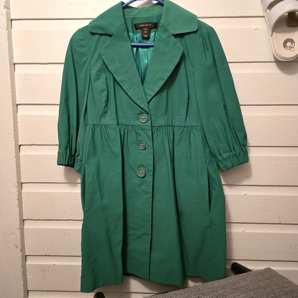 NINE WEST Green jacket - Picture 1 of 4